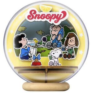 Snoopy Picnic Party Wooden Crystal Ball